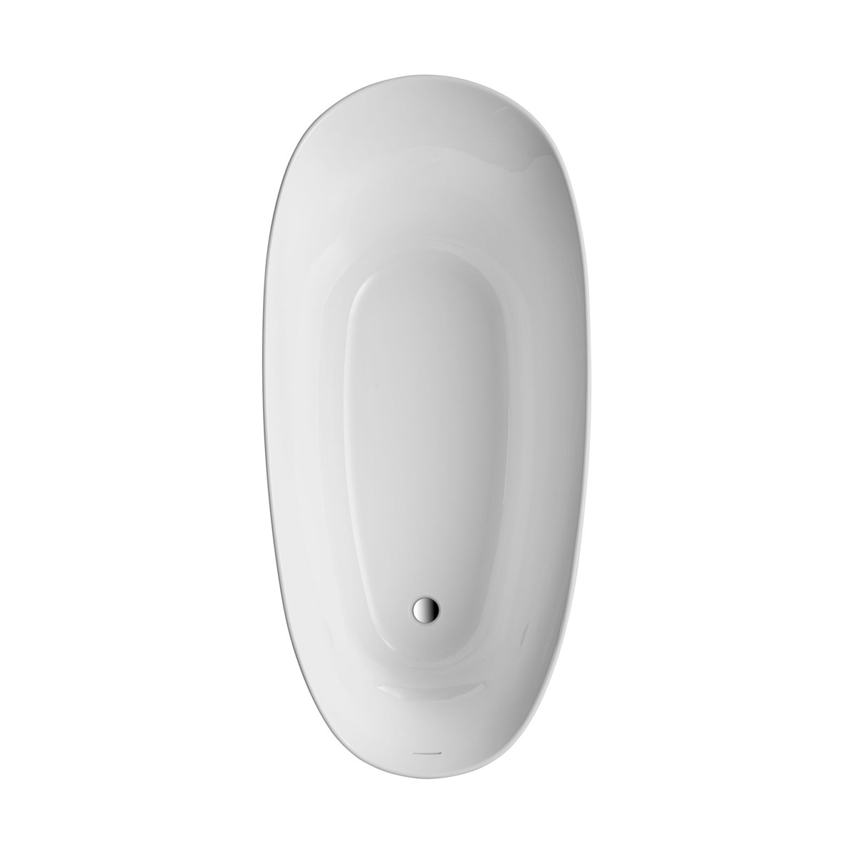 Ottofond Freistehende Badewanne Aviva 180 x 85 cm bordeaux/weiß Bild 3