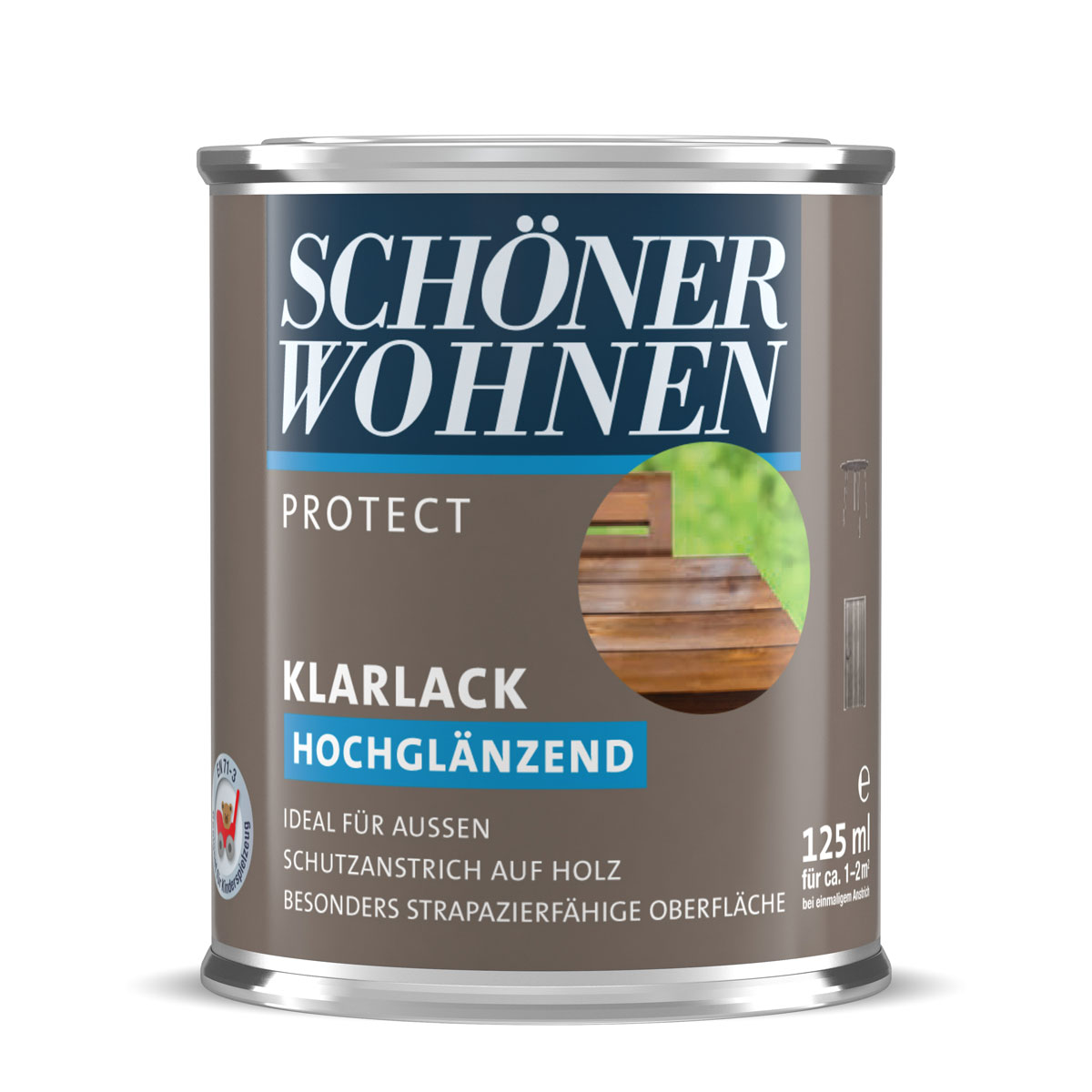 Schöner Wohnen Farbe Klarlack Protect hochglänzend 125 ml
