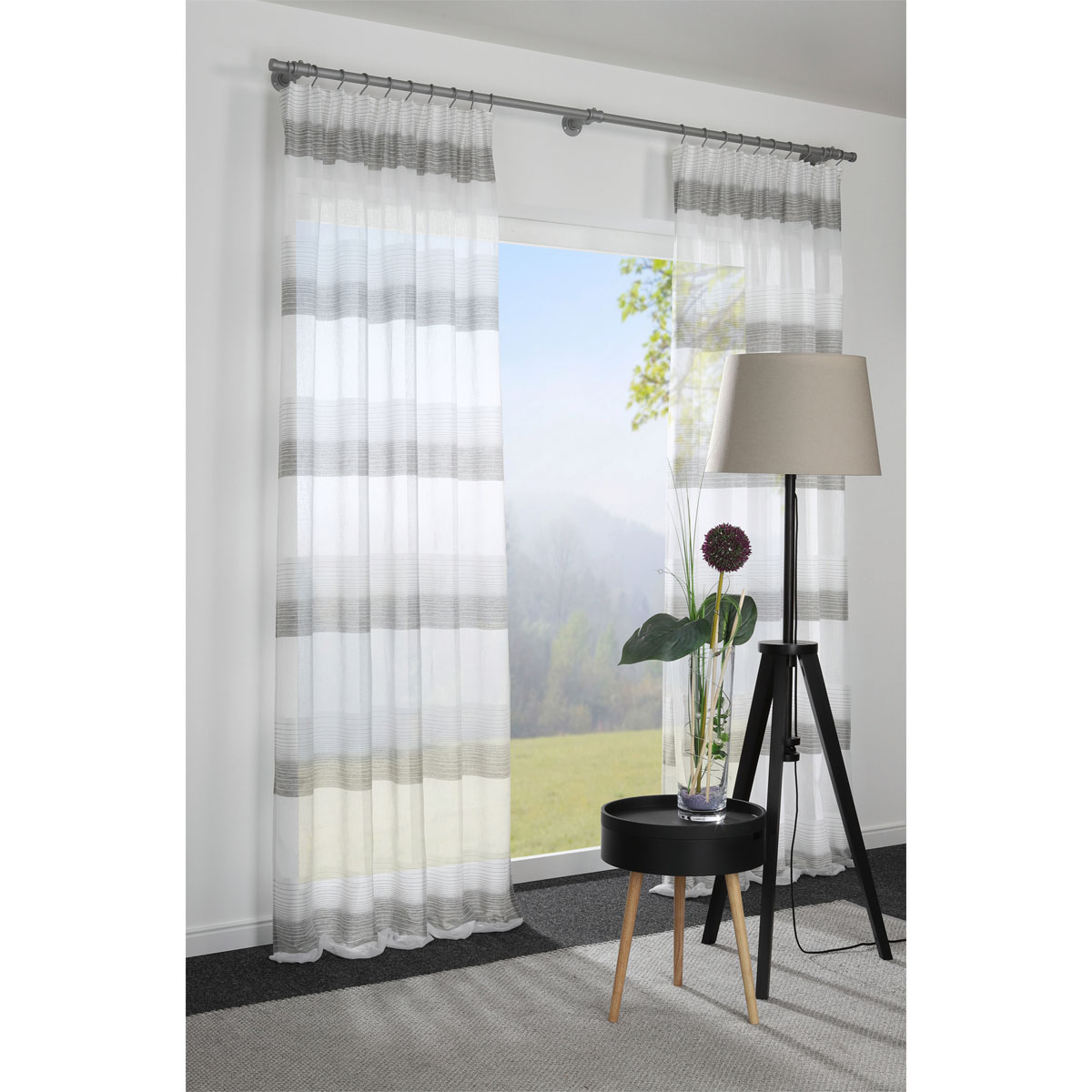 Gardinia Endkappen Industrial Home silber Bild 7