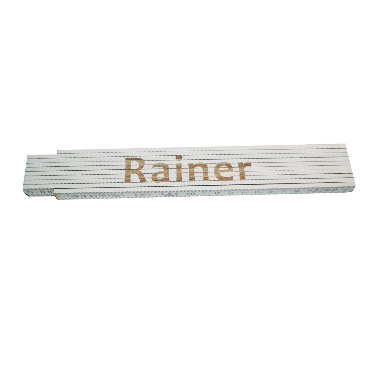 Meterstab „Rainer“, 2m, weiß