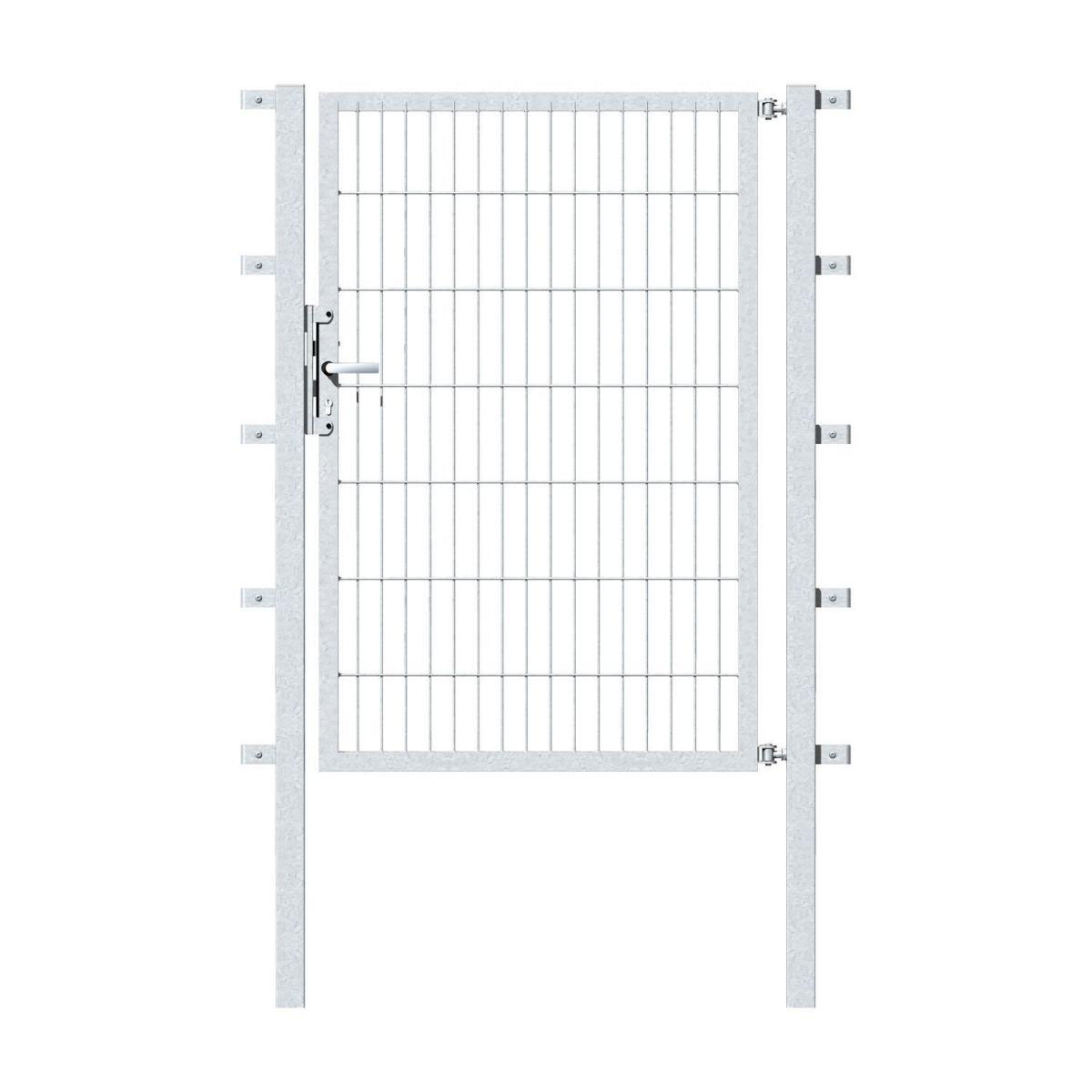 GAH Alberts Stabgitter-Einzeltor feuerverzinkt 1000 x 1400/1900 mm zum Einbetonieren GAH Alberts Stabgitter-Einzeltor feuerverzinkt 1000 x 1400/1900 mm zum Einbetonieren