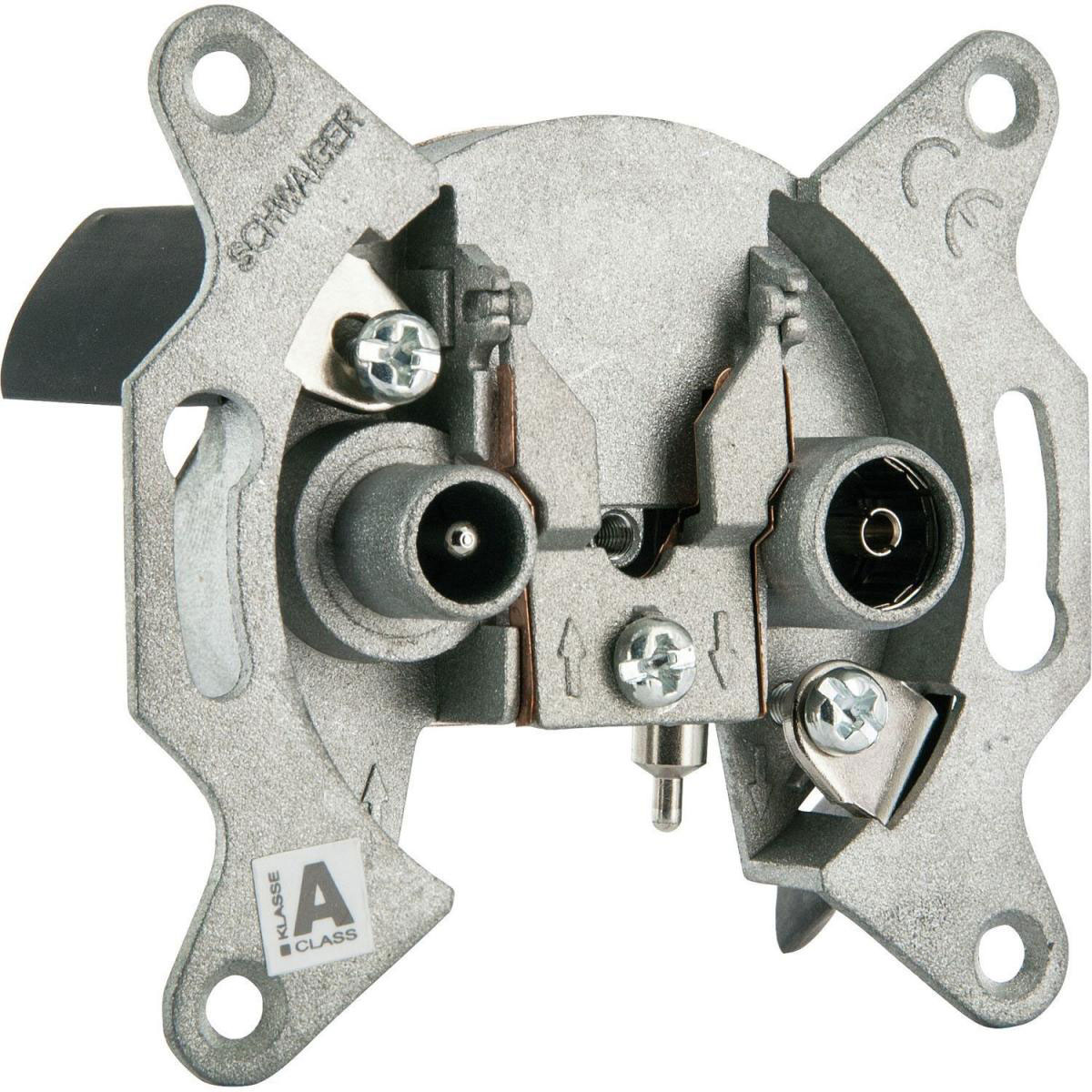 Schwaiger Antennensteckdose/Duchgangsdose 19 dB Bild 1