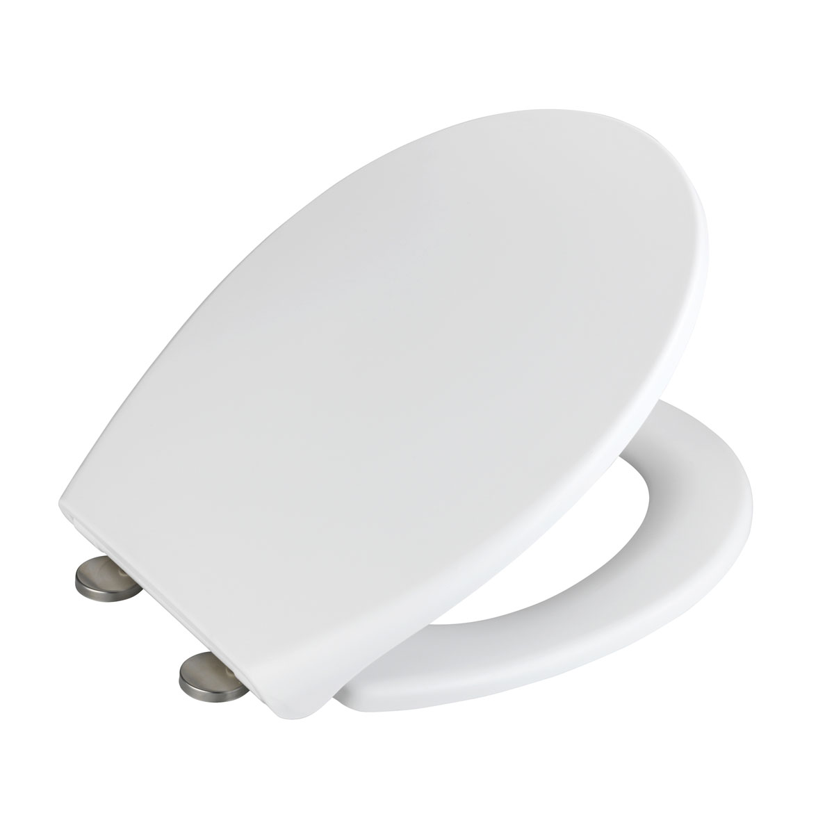 Wenko  Premium WC-Sitz Ikaria Weiß matt aus antibakteriellem Duroplast mit Absenkautomatik Bild 3