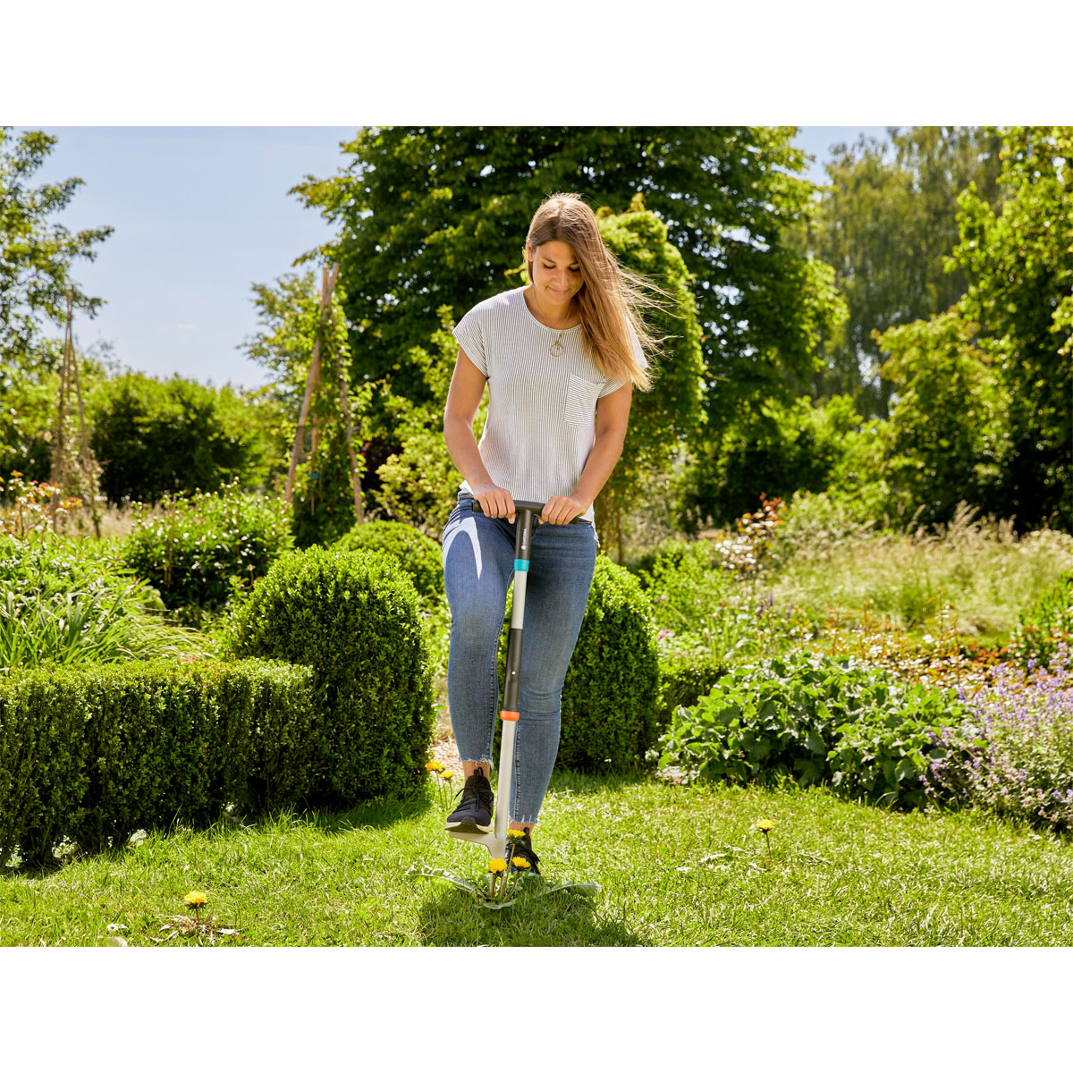 Gardena  Unkrautstecher mit Fußtritt Bild 2