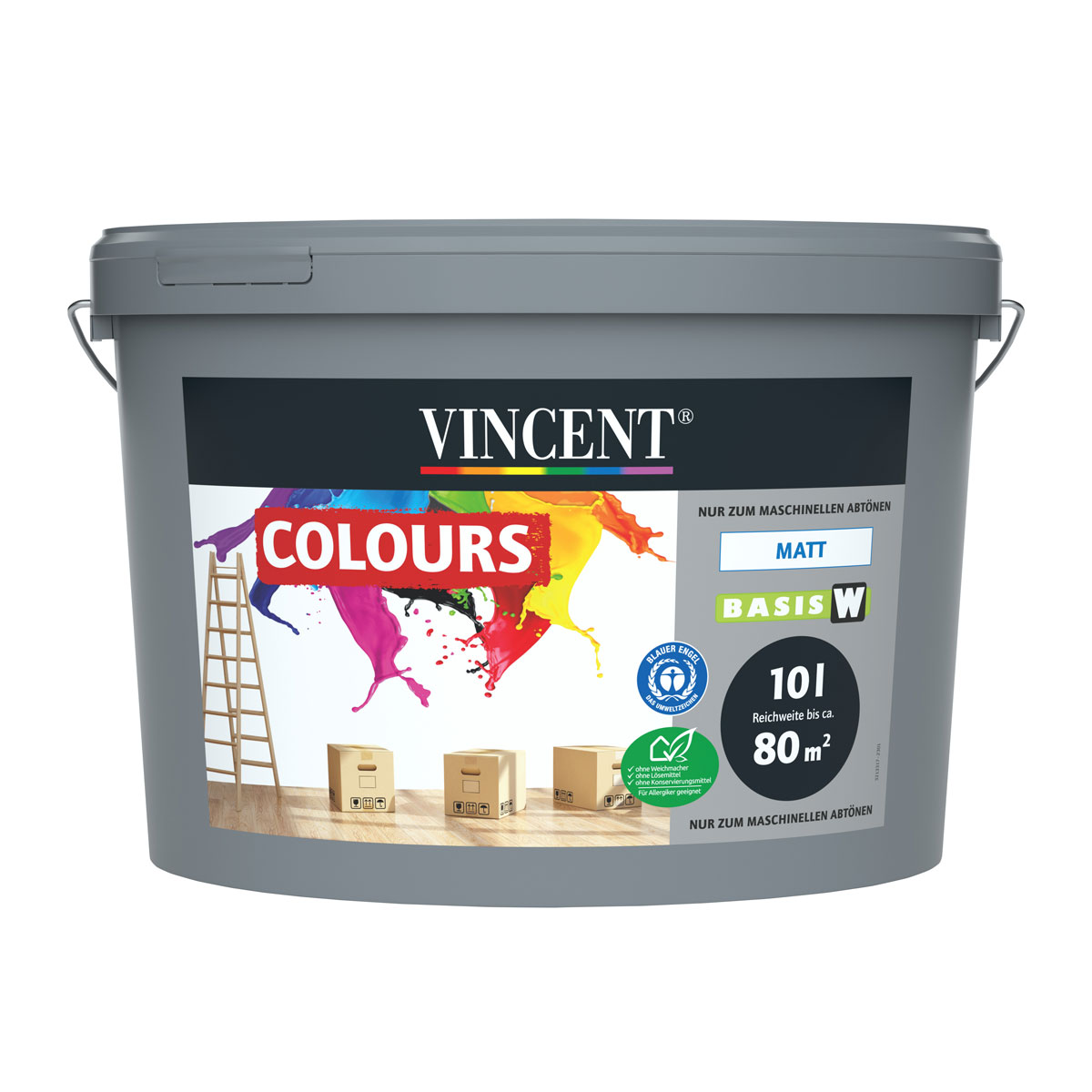 Vincent  Wandfarbe Colours Mix It matt 10 L