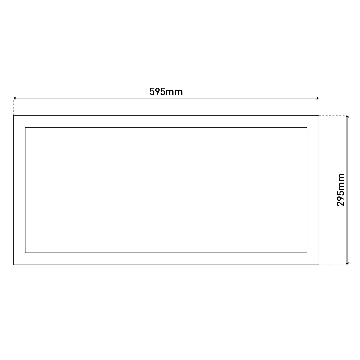 näve LED-Aufbaupanel Nicola weiß  29,5 x 59,5 cm Bild 10