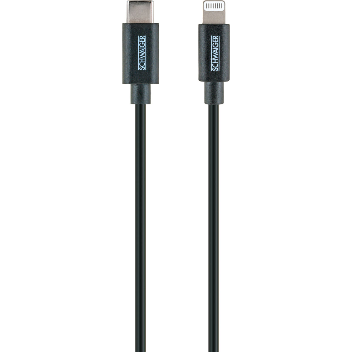 Schwaiger  Sync und Ladekabel für Apple 0,5 m schwarz Bild 1