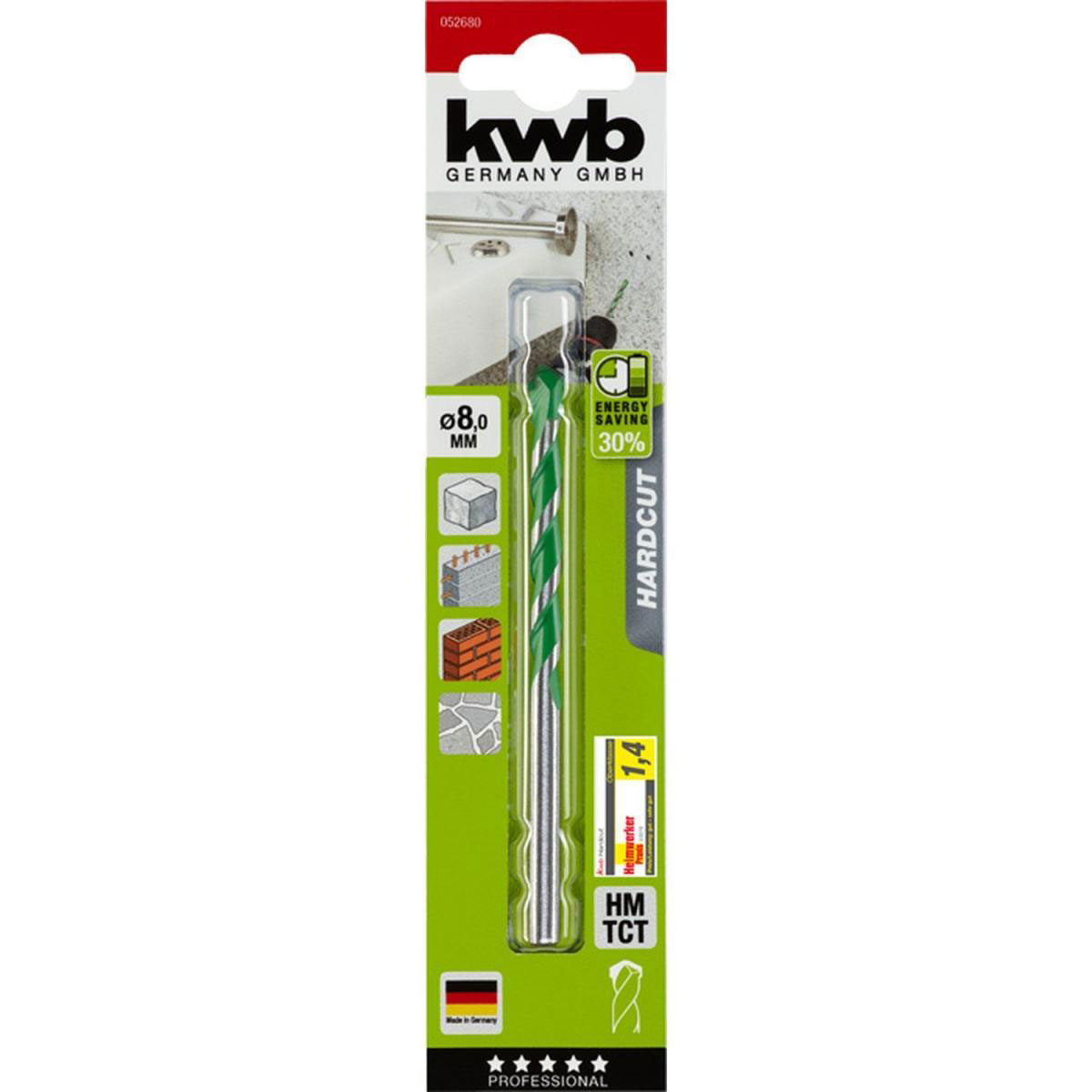 kwb  Granitbohrer Hardcut Durchmesser 8 mm Bild 2