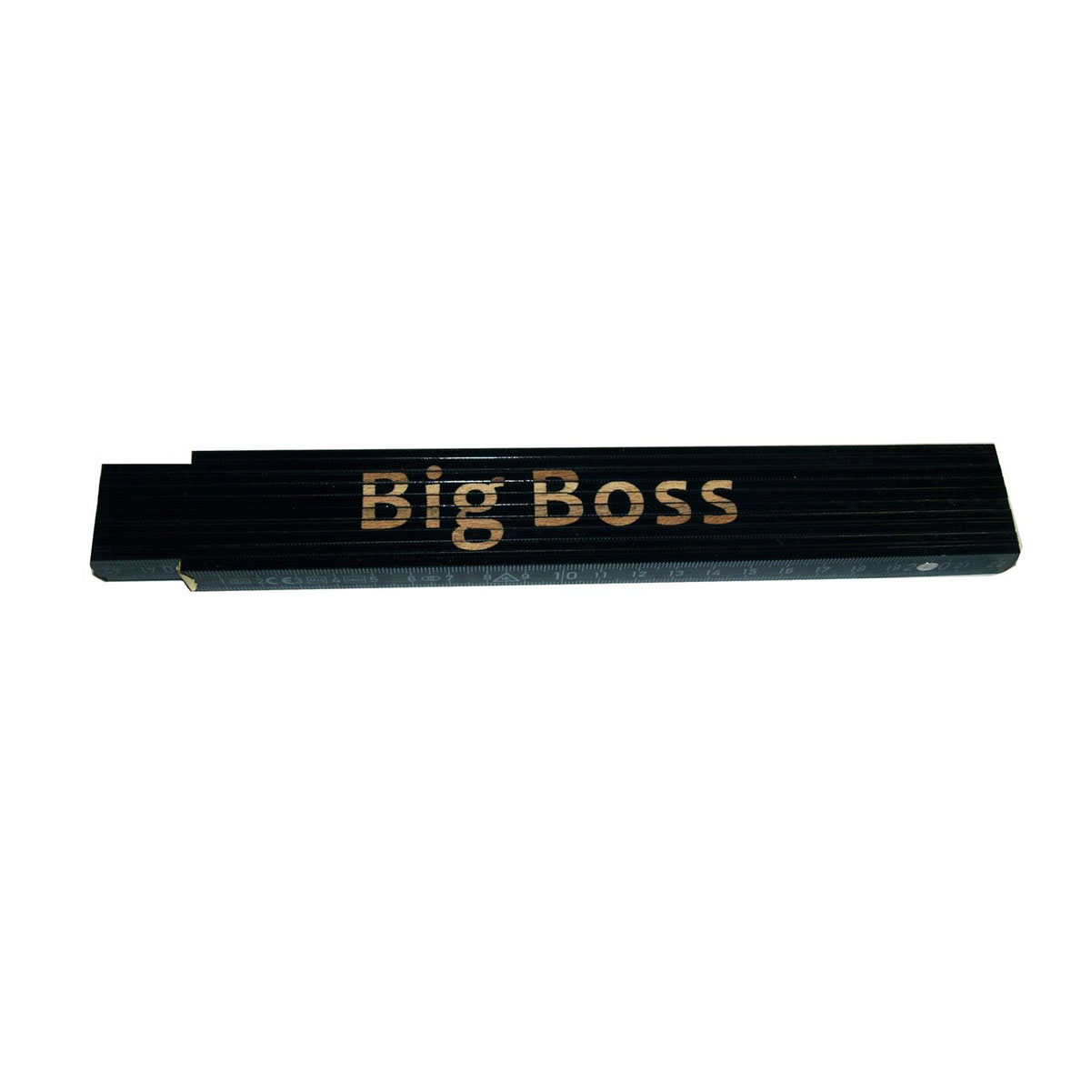 Meterstab „Big Boss“, 2m, schwarz
