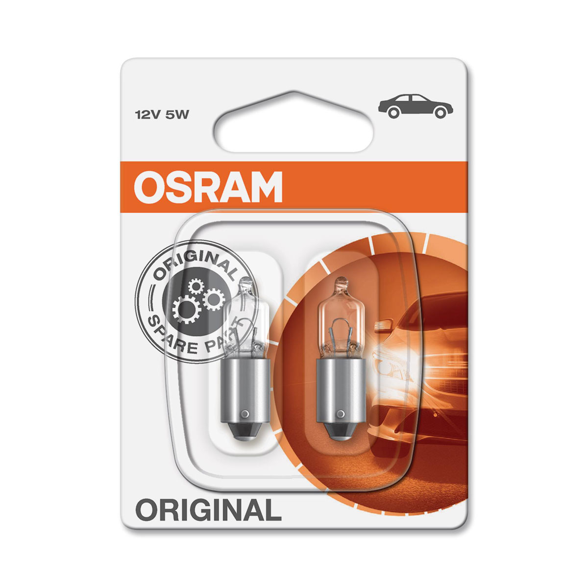 Osram Autolampe BA9S HALO KSN 25 12 V 5 Watt 2 Stück Bild 1