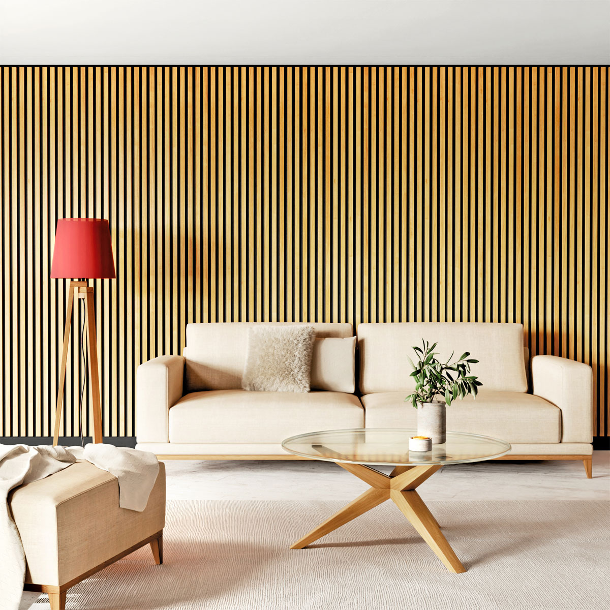 Specht Akustikpaneel Deluxe Eiche natur 250 x 60 cm Bild 3