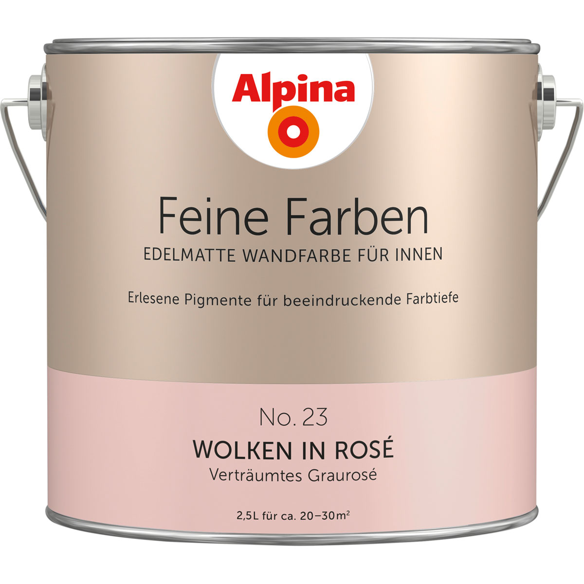 Alpina Feine Farben Wolken in Rose 2,5 L Bild 1