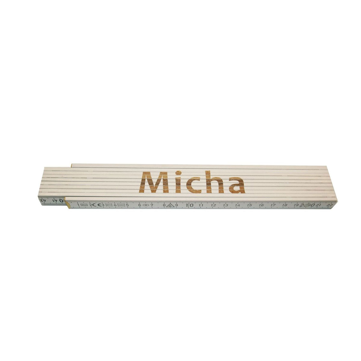 Gliedermaßstab „Micha“, 2m, weiß
