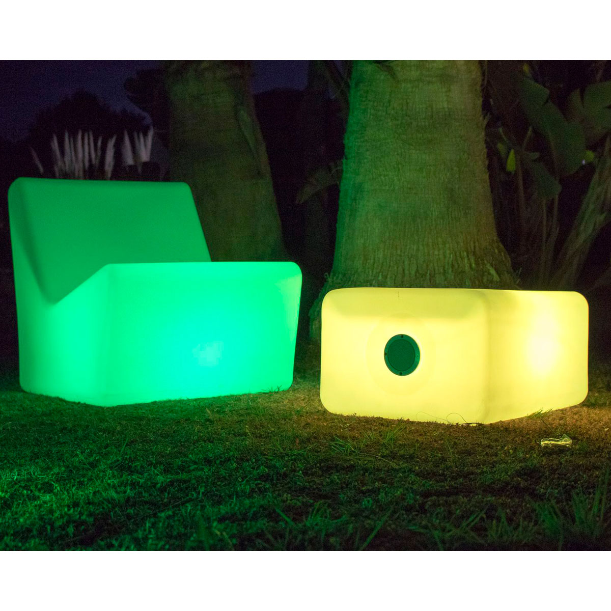 NewGarden LED-Gartentisch Tarida 30 weiß Bild 2