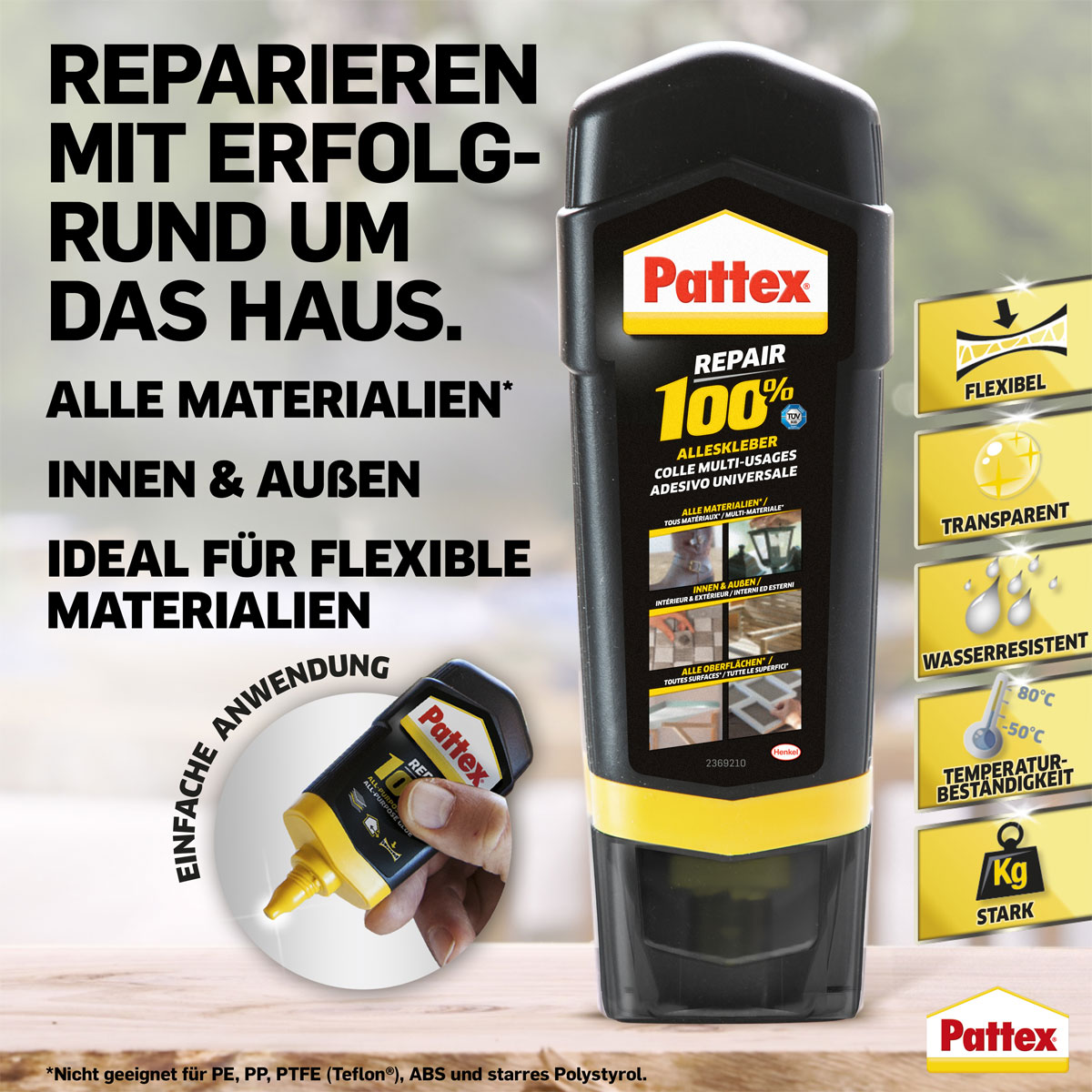 Pattex Alleskleber 100% Repair 100 g Bild 4