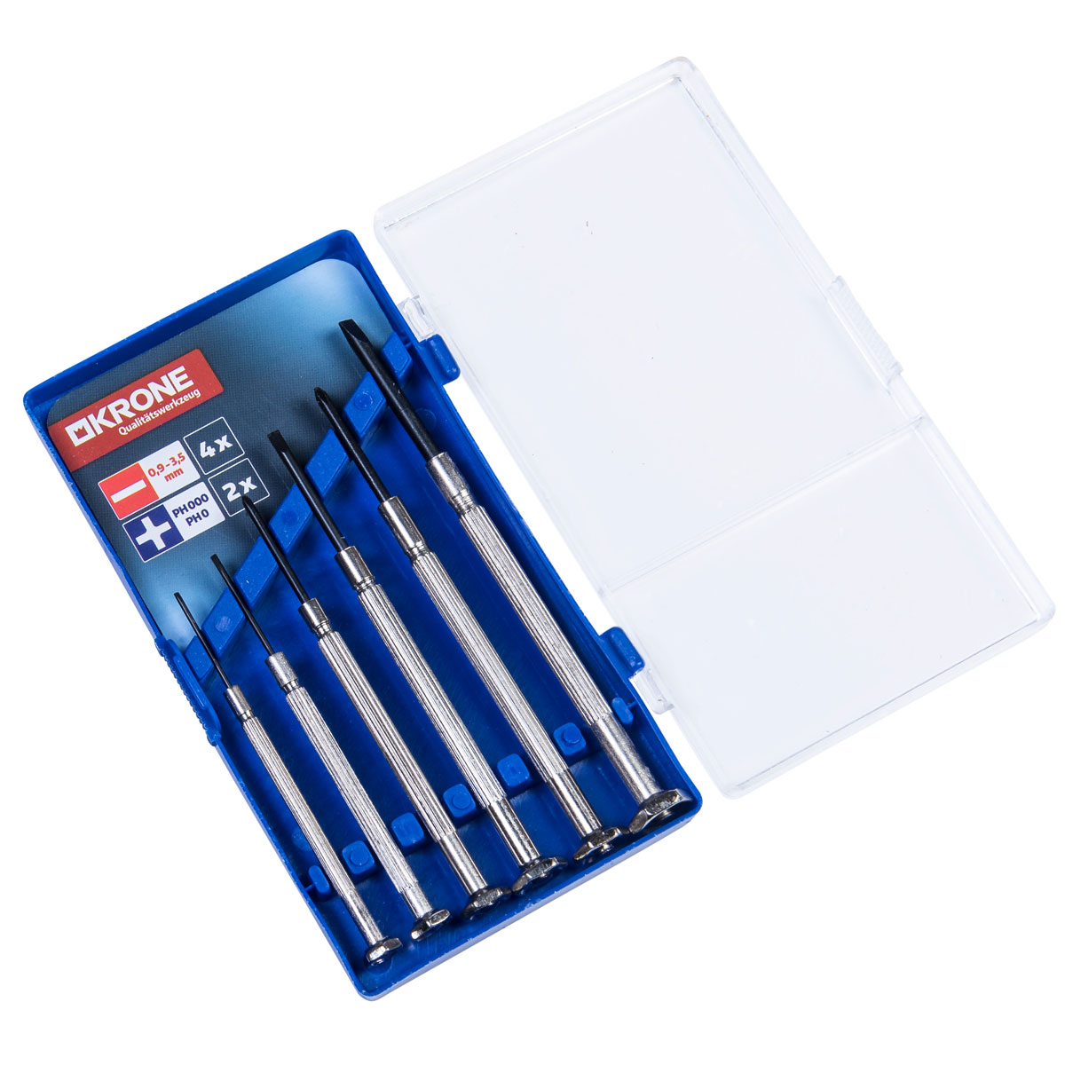 Krone Feinmechaniker-Schraubendreher-Satz SB 6-teilig