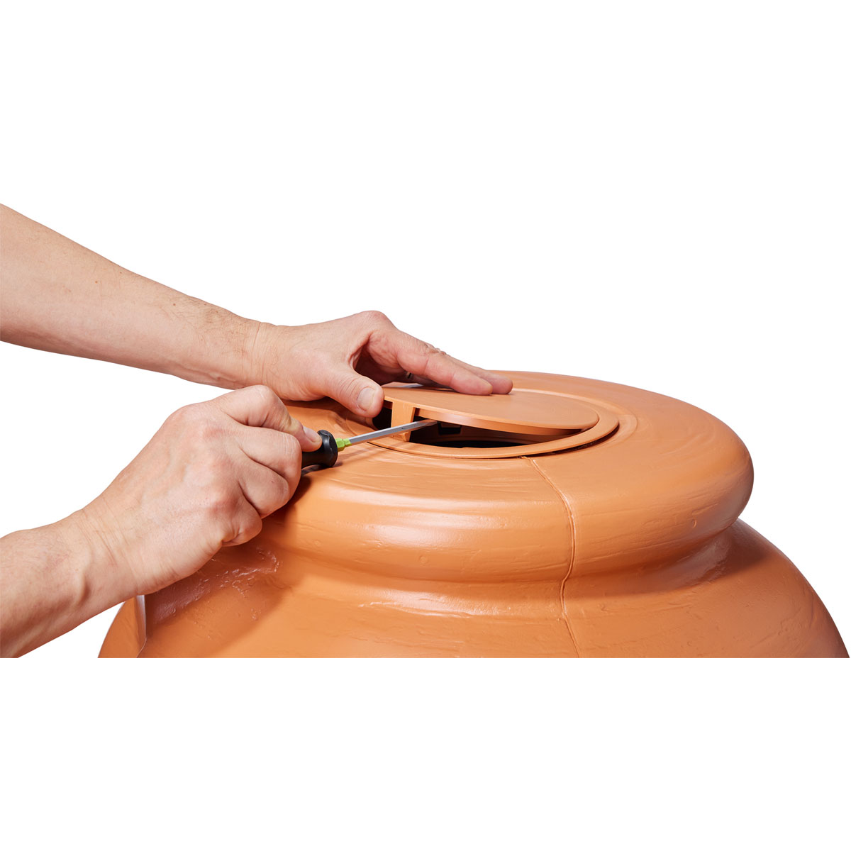 Garantia  Regentonne Amphore 240 Liter terrakotta Bild 8