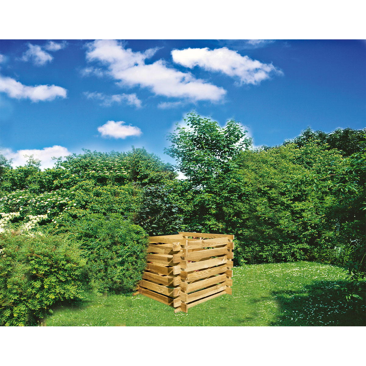 Wingart Komposter natur 100 x 70 x 100 cm Bild 5