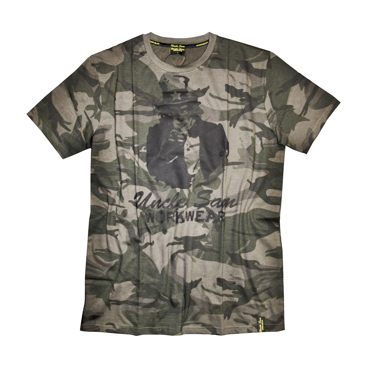 Uncle Sam  T-Shirt oliv-camouflage Größe M