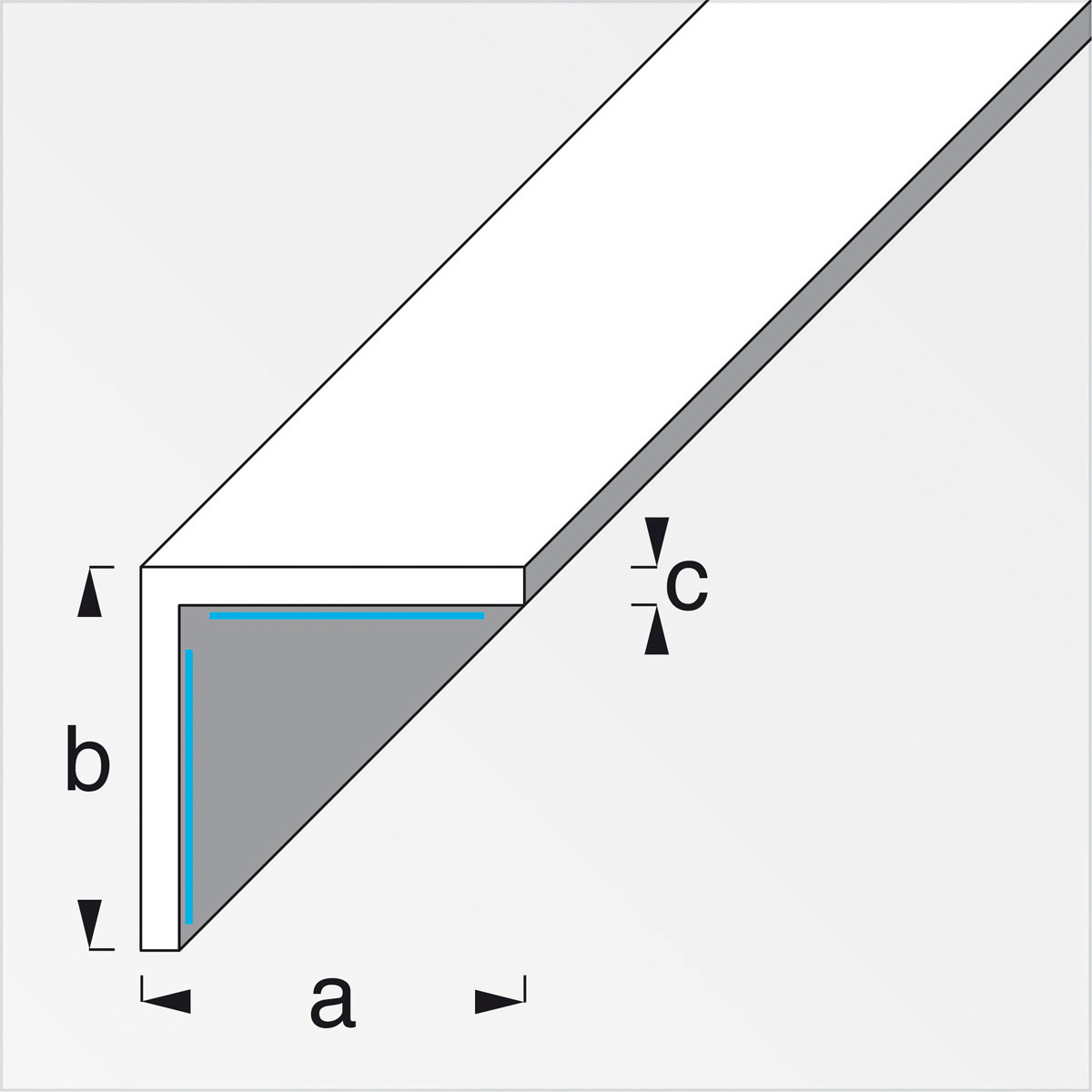 MyTool SK-Winkel 20 x 20 mm 2,5m inox Bild 2