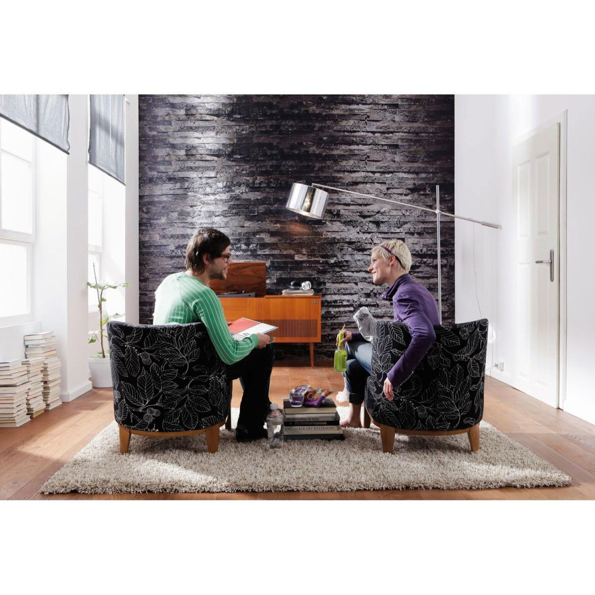 Komar Papier-Fototapete Birkenrinde 8-teilig 368 x 254 cm Bild 2