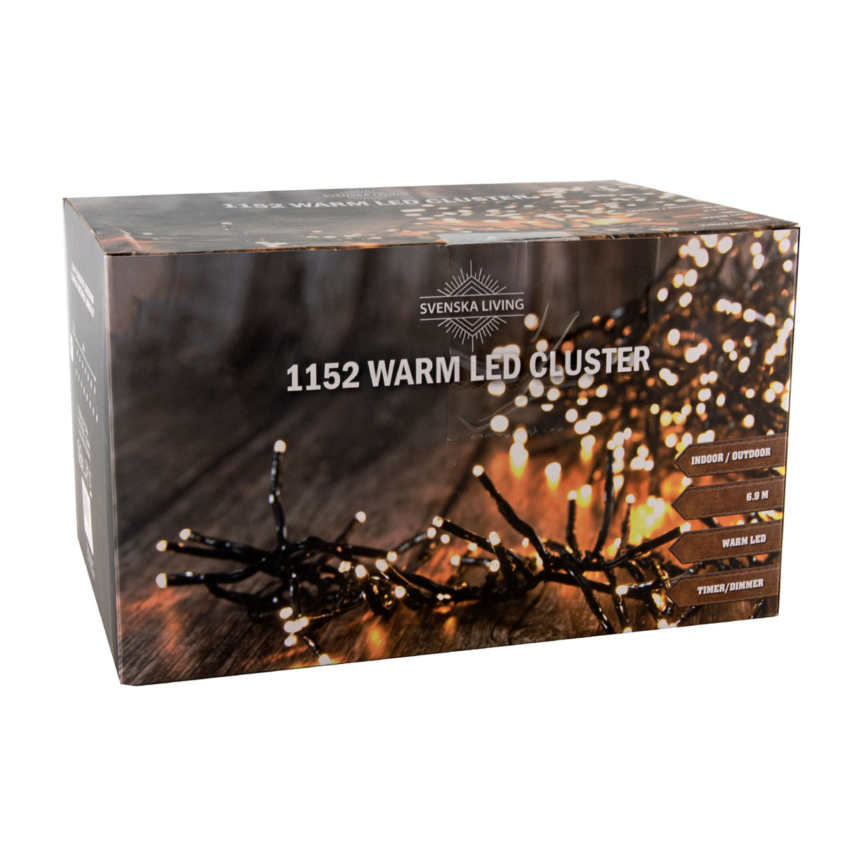 Cluster 1152LED warmweiss IP44 Timer6.9M 1,5M