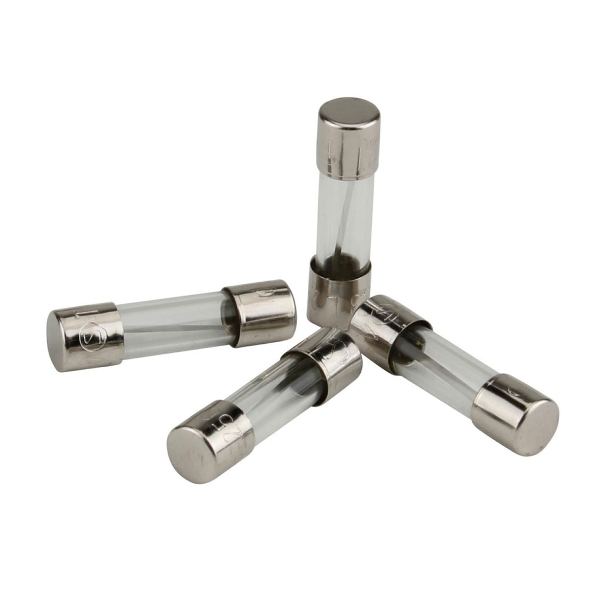 Unitec Feinsicherung 5 x 20 mm 6,3A träge 4 Stück