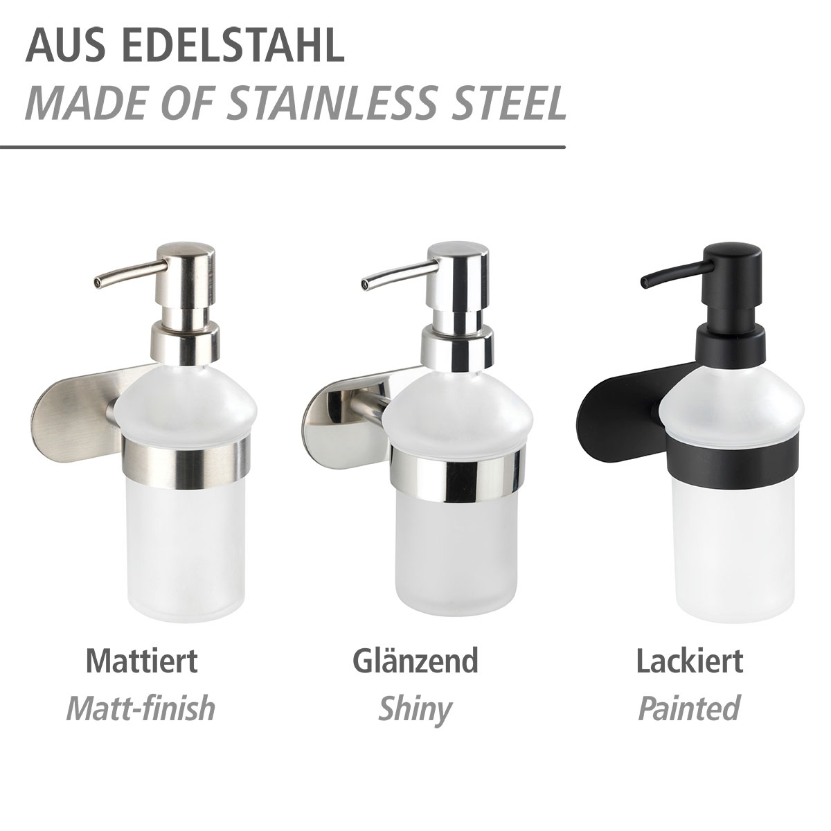 Wenko Turbo-Loc Seifenspender Orea Shine ca 200 ml Bild 5