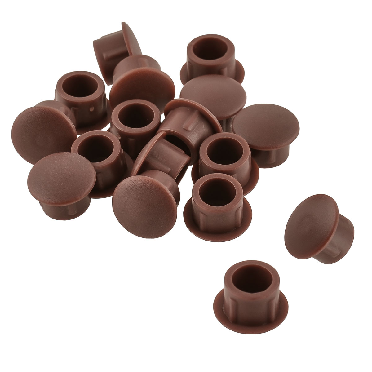 Suki Abdeckkappe Kunststoff Durchmesser 5 mm braun 20 Stück Bild 3