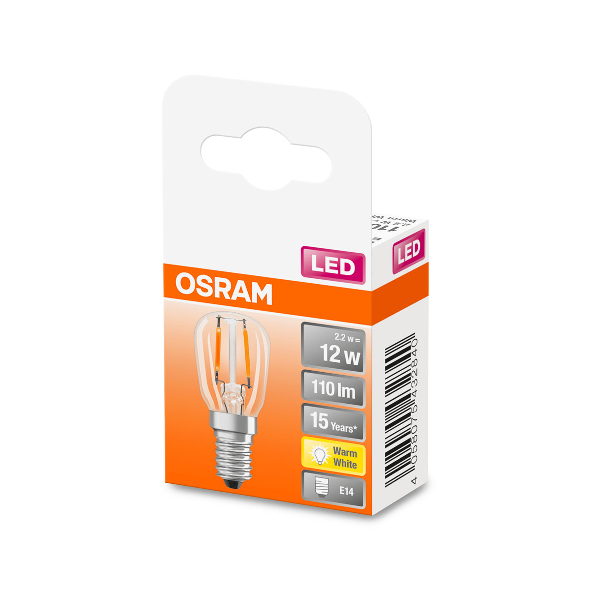 Osram LED-Leuchtmittel E14 warmweiß 12W Bild 2
