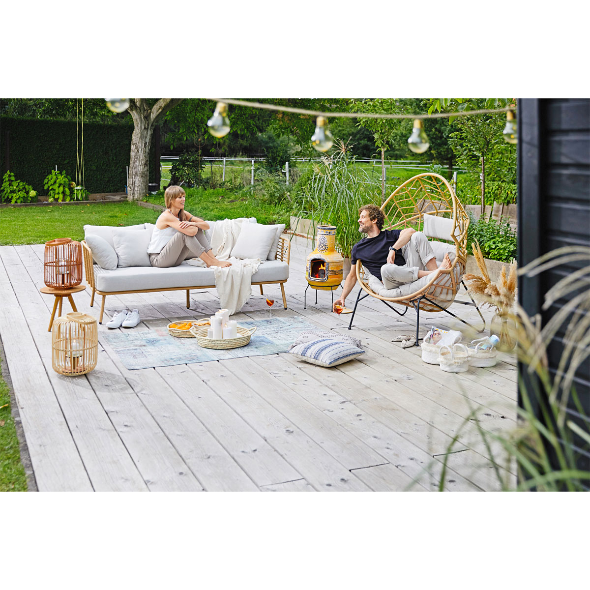 Haveson Loungesessel Pristina inkl Sitzauflage und Kopfkissen Bild 11