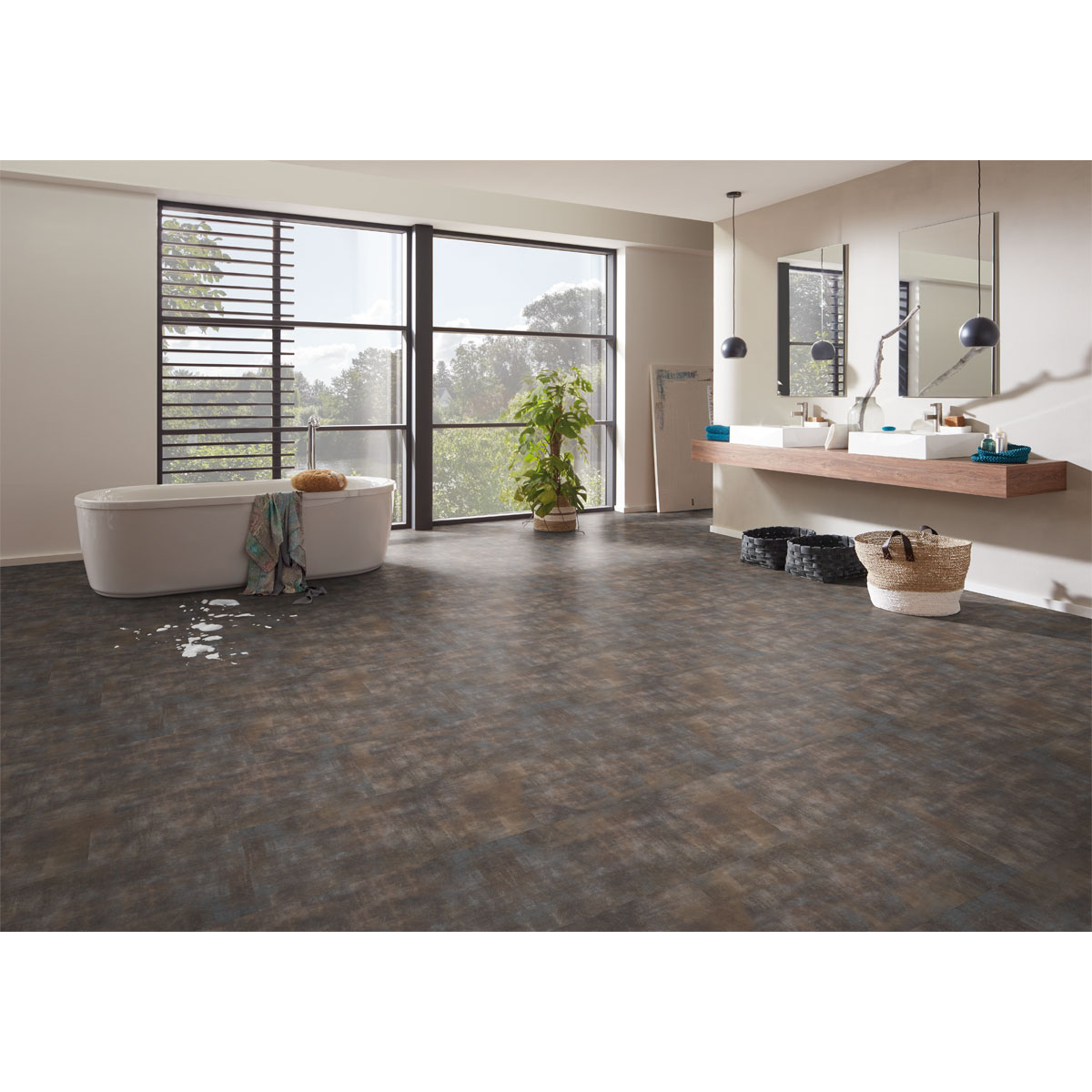 SLY Designboden L Golden Rost 812,8 x 406,4 x 7,5 mm Bild 5