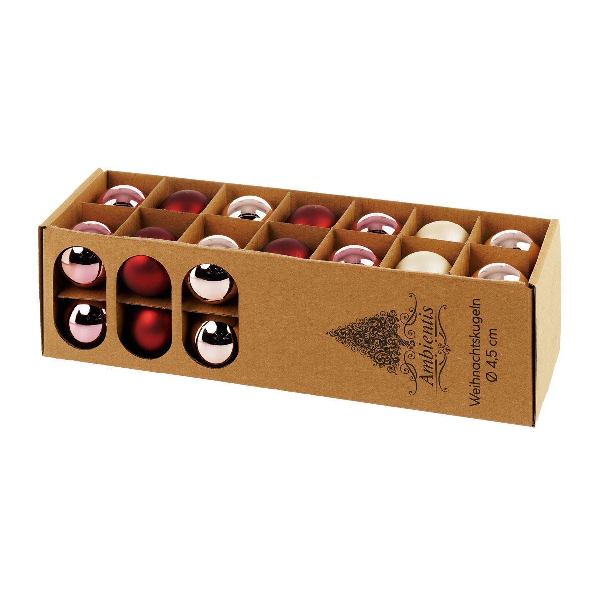 Ambientis Glaskugeln 4,5 cm altrosa Mix Bild 2