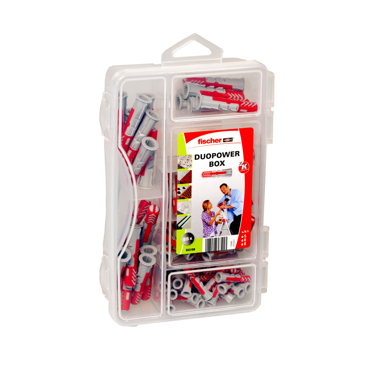 Fischer  Dübel-Box Duopower Mini 85-teilig