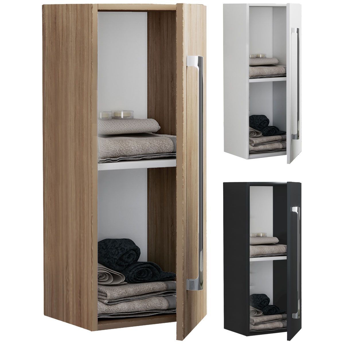 Midischrank VCB 3" große Tür Sonoma-Eiche Bild 2