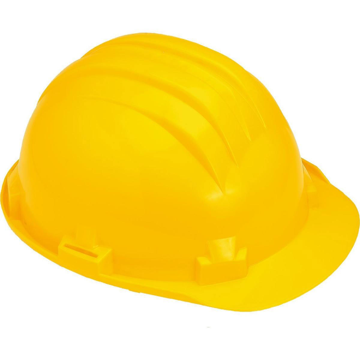 Schutzhelm 6-Punkt DIN4840 AS1 gelb