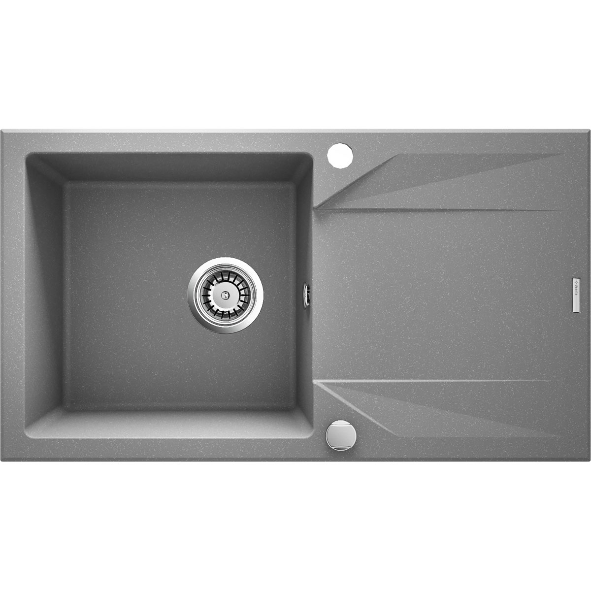 deante Granit-Einbauspüle Evora grau 78 x 44 cm Bild 1
