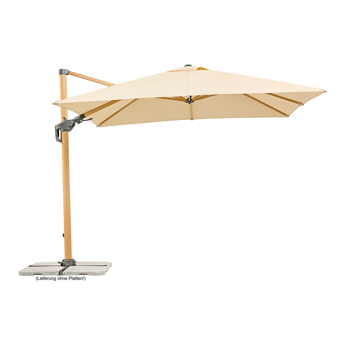 Schneider Schirme Ampelschirm Rhodos Twist Woody