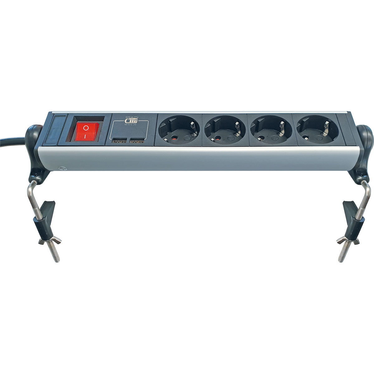 Schwaiger  Steckdosenleiste 4-fach mit Tischbefestigung Bild 5
