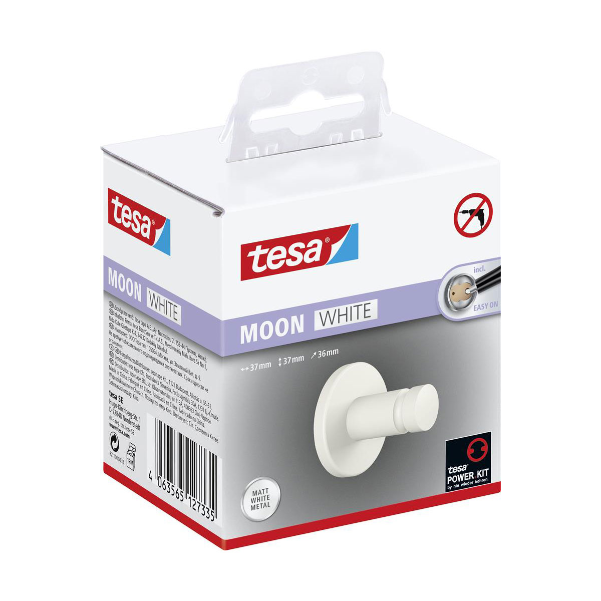 Tesa MOON White Handtuchhaken Bild 2