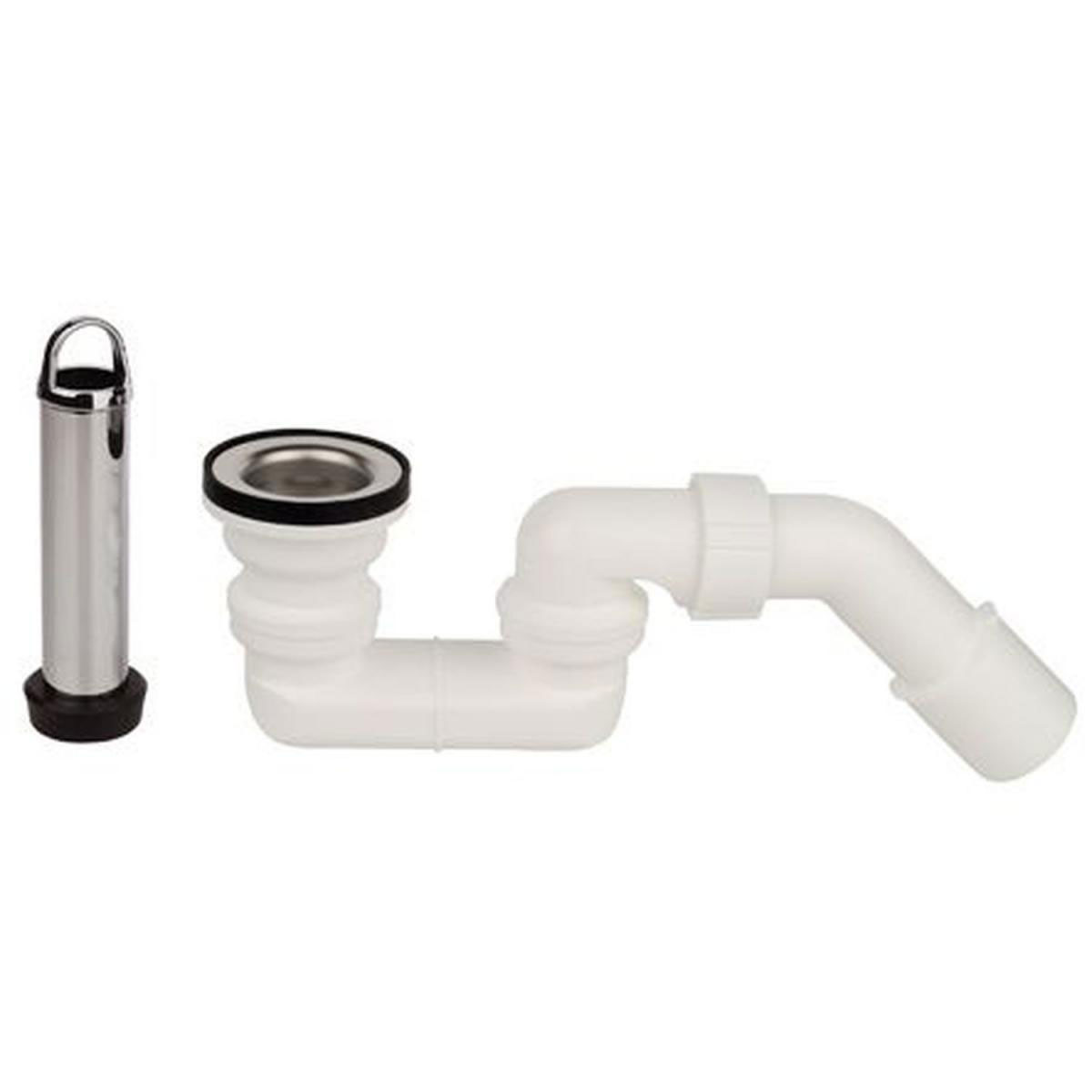 Kirchhoff Standrohrventil mit Siphon 1½ x 40/50 mm verchromt