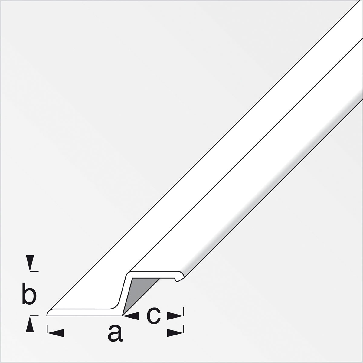 MyTool Griffprofil 40 x 13 x 18 cm 1m silber Bild 2