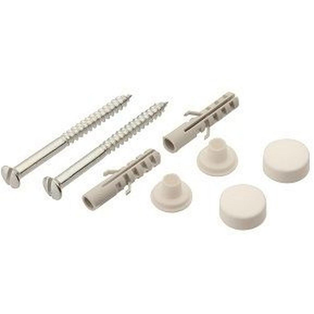 Kirchhoff WC-Befestigungssatz Linsenkopf weiß 6 x 70 mm