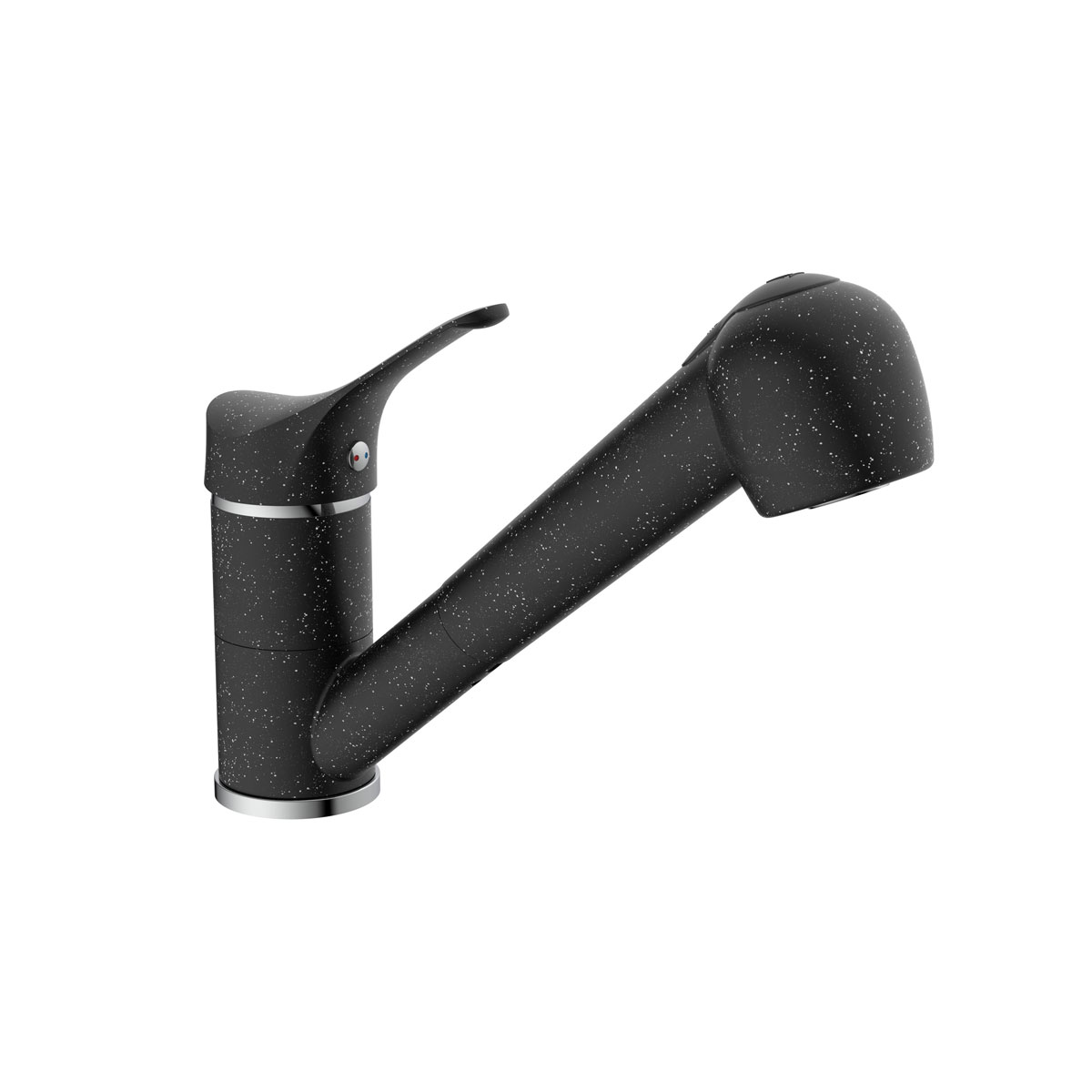 Schütte Niederdruck Spültischarmatur „GRANIT“, mit herausziehbarer Geschirrbrause