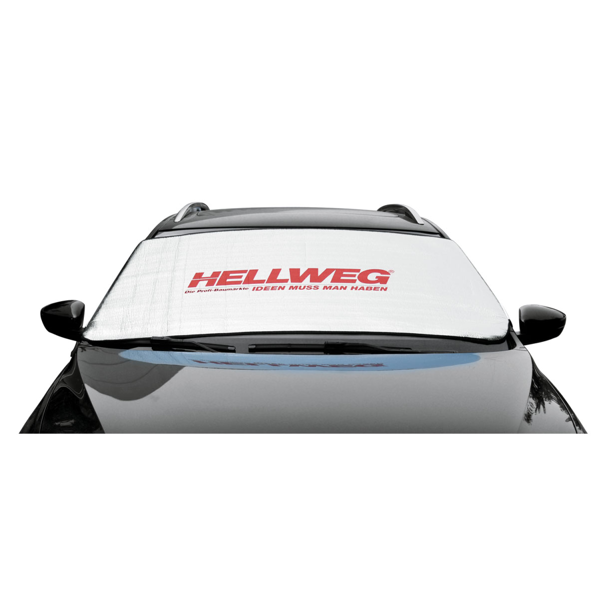Frontscheibenabdeckung mit Hellweg-Logo 200 x 70 cm