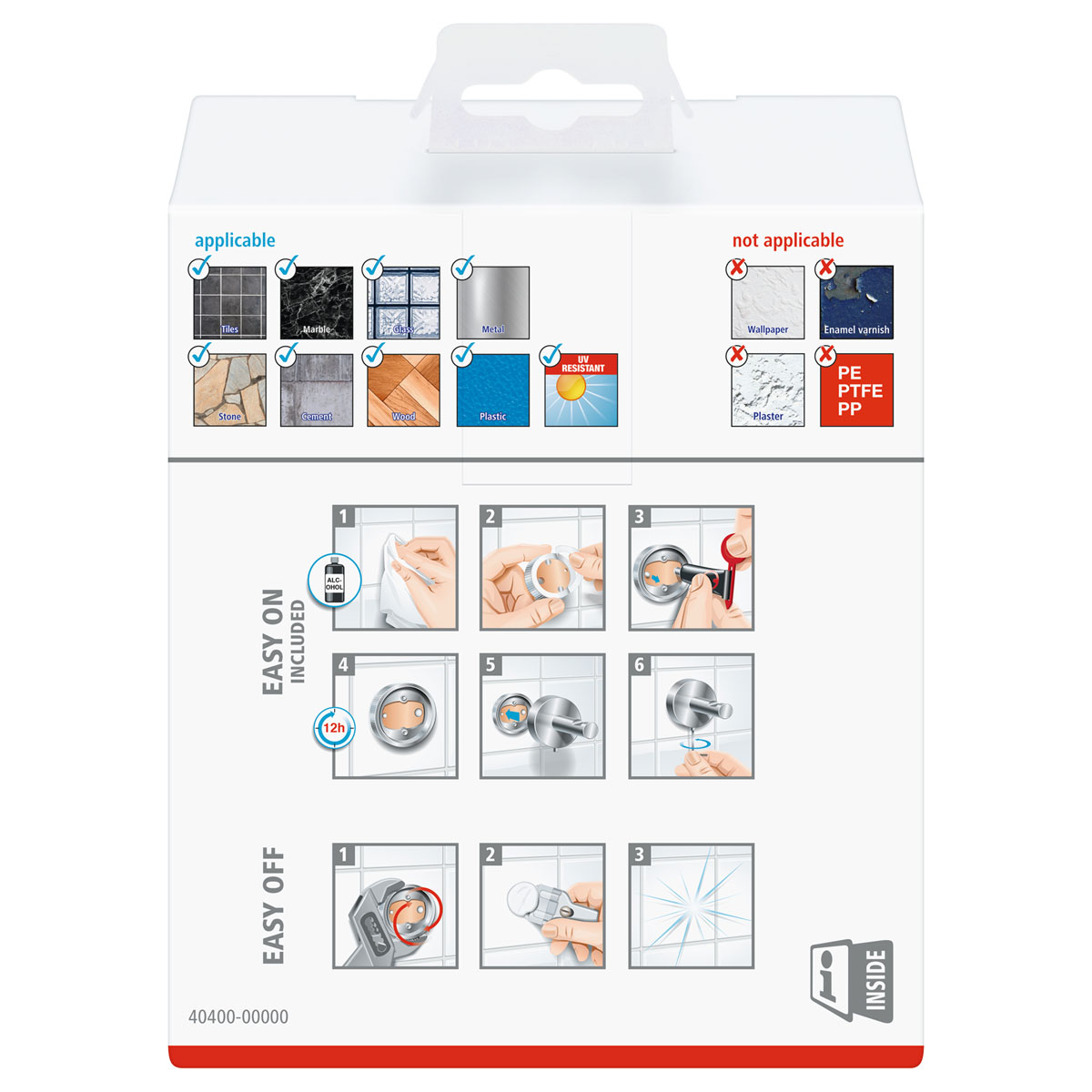 Tesa Toilettenrollenhalter ohne Deckel Deluxxe Bild 3