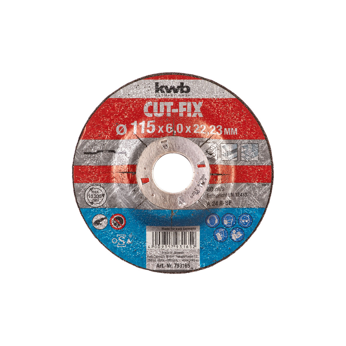 kwb  Schruppscheiben Cut Fix Metallbearbeitung Durchmesser 115 mm Bild 2