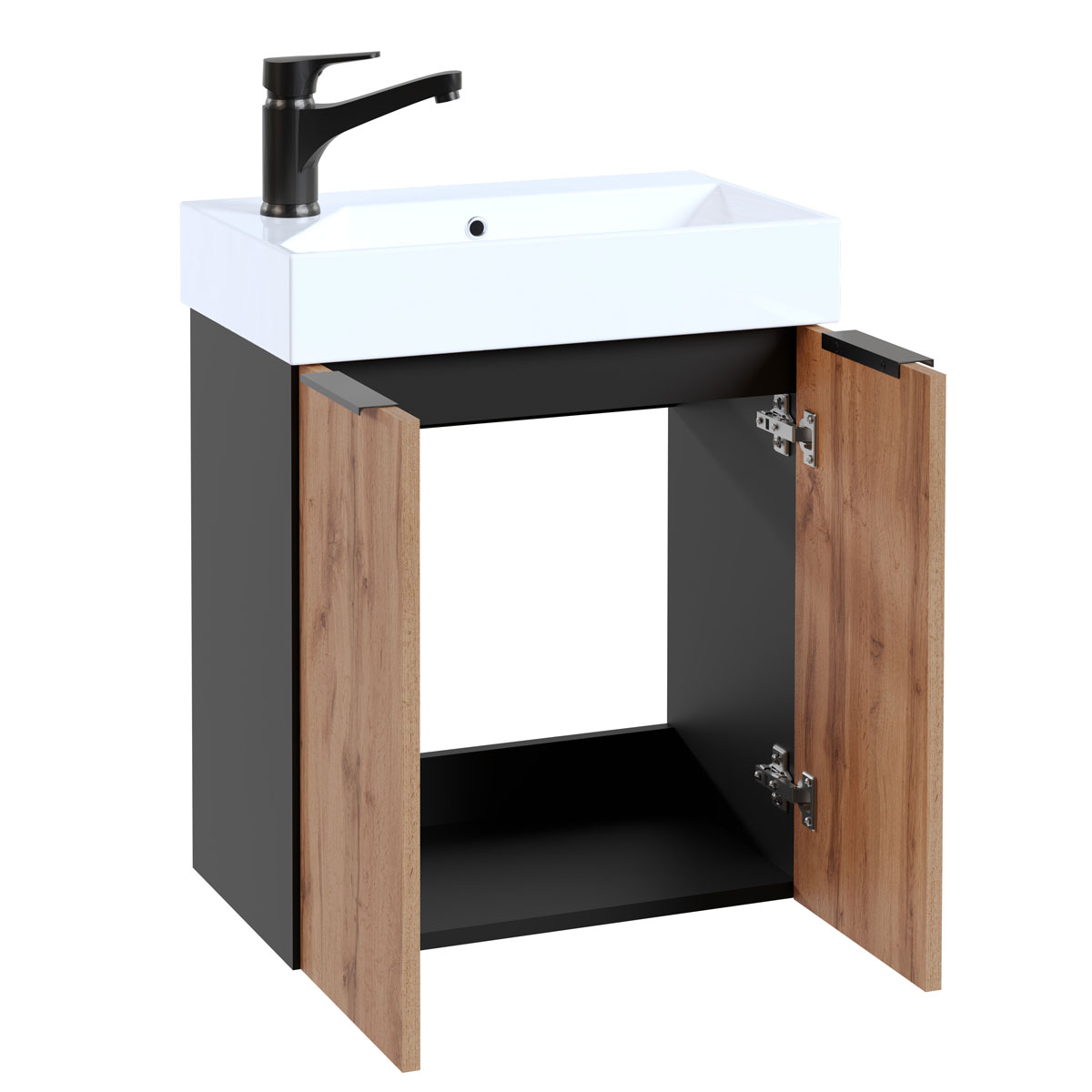 Badmöbel-Set „Mara“, Spiegelschrank + Waschtischunterschrank  Bild 5