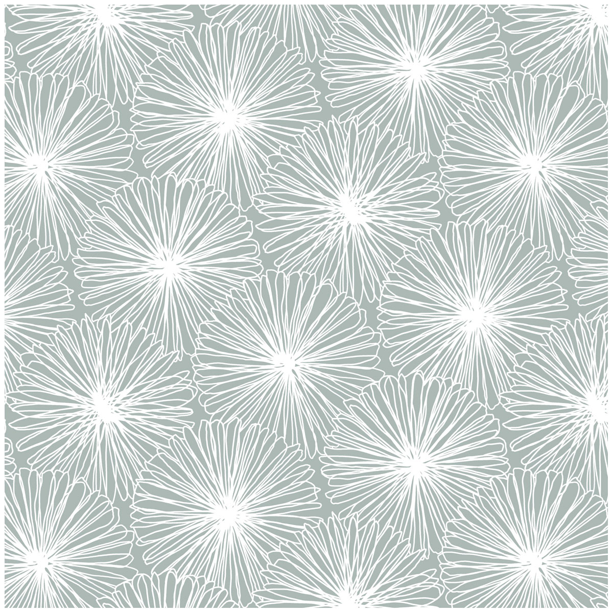 Gardinia  Flächenvorhang Bloomy schilfgrün