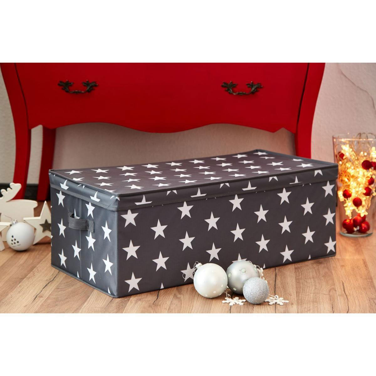 Aufbewahrungsbox für z.B Weihnachtskugeln weiß 30 Fächer Bild 5